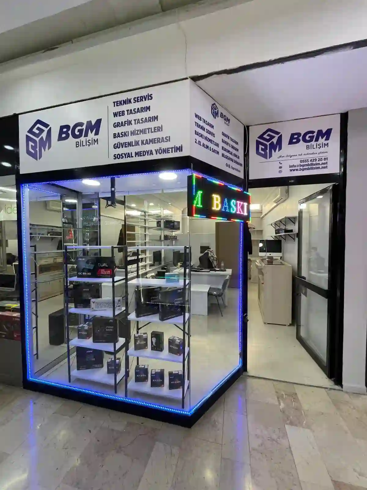 Eskişehir Esnaf Sarayı Bilgisayar ve Web Tasarım: BGM Bilişim